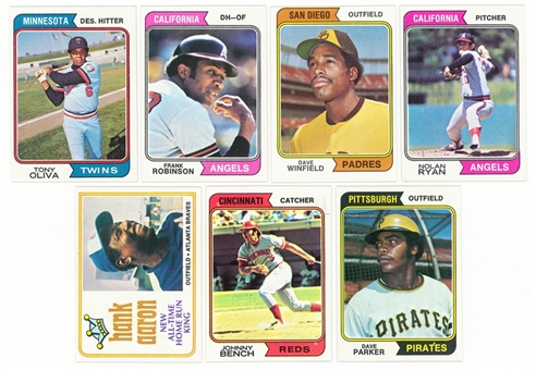 1974 Topps Baseball Complete Set (660)